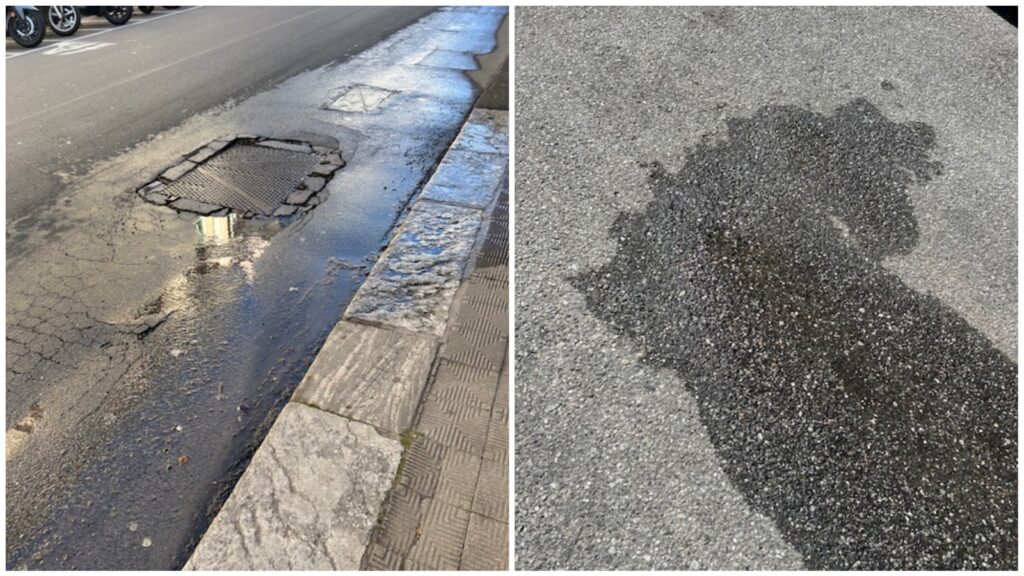 Perdita d'acqua via T. Campanella via XXIV Maggio