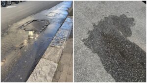 Perdita d'acqua via T. Campanella via XXIV Maggio