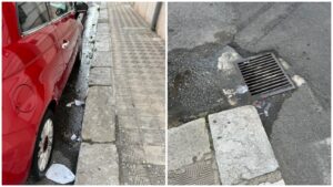 Perdita d'acqua via Tenente Panella