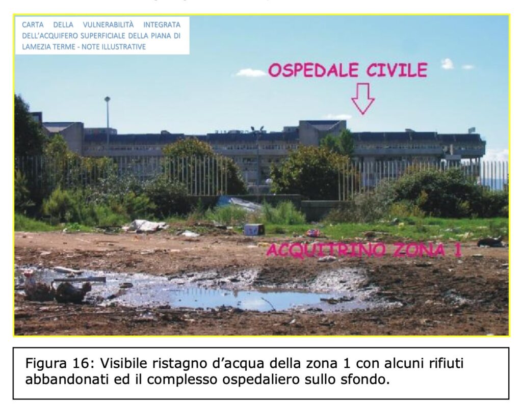 RIFIUTI A MONTE AREA OSPEDALE