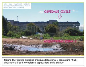 RIFIUTI A MONTE AREA OSPEDALE
