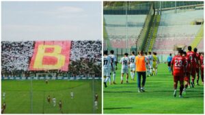 Reggina-Messina coreografia Serie B
