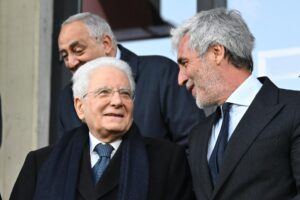 Sergio Mattarella al Renzo Barbera