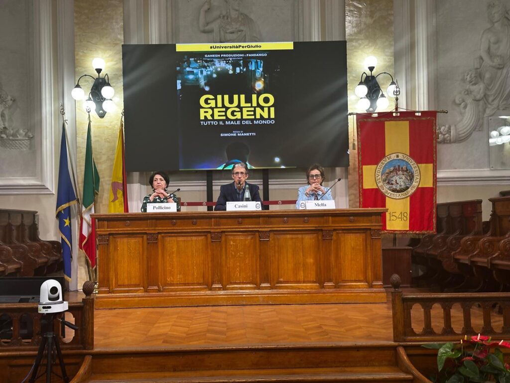 Università Messina evento Regeni