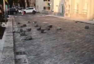 Via Tripepi chiusa