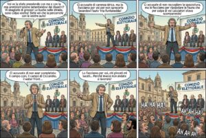 Vignetta comizio sindaco
