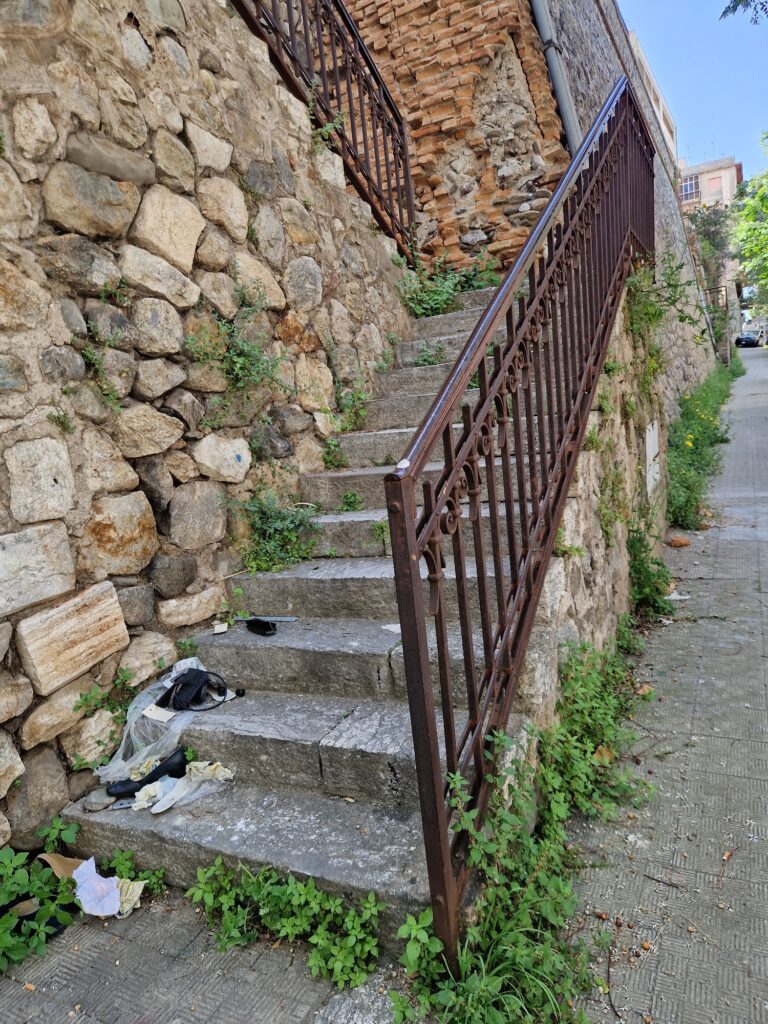 via Vincenzo Sacca' via Fiume e via Trieste