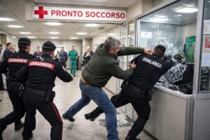 aggressione guardia giurata pronto soccorso