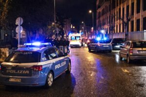 ambulanza polizia notte