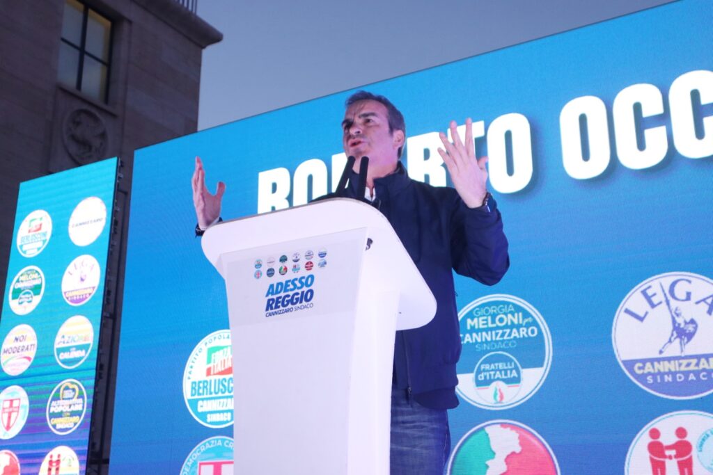 apertura campagna elettorale francesco cannizzaro a piazza de nava roberto occhiuto