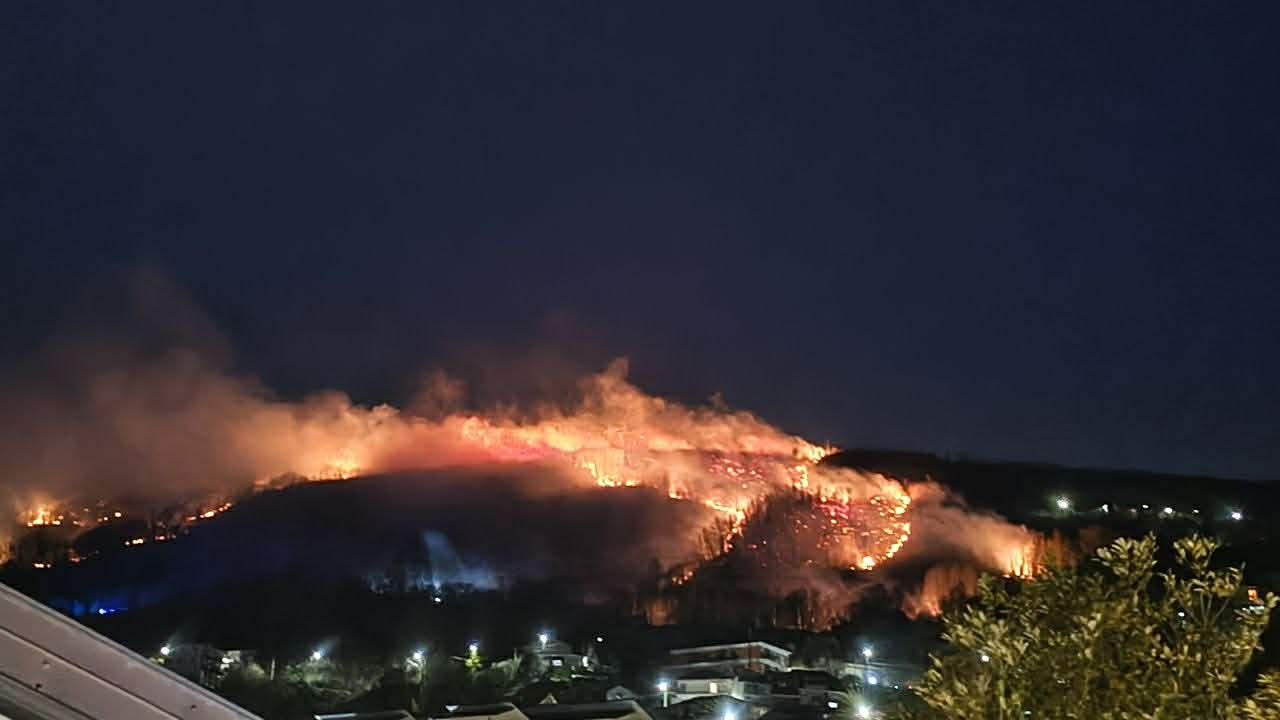 Incendio santo Stefano in Aspromonte