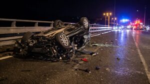auto cappottata