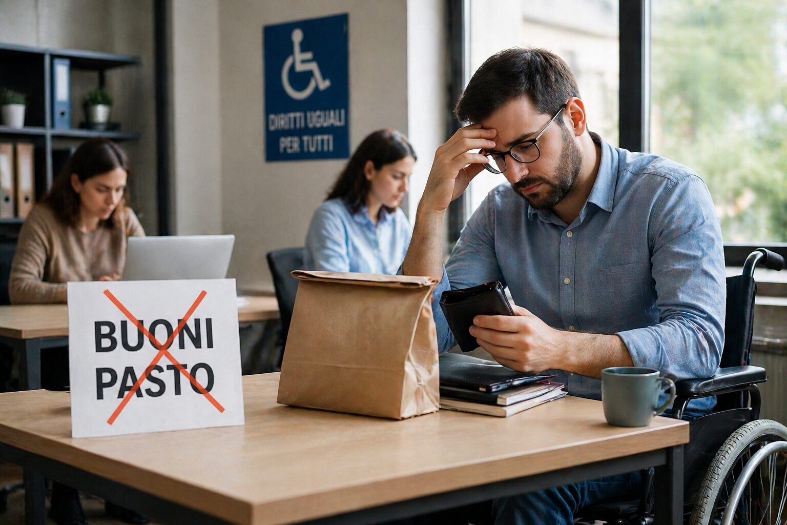 buoni pasto negati disabili