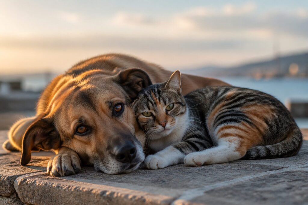cane e gatto