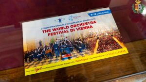 conferenza stampa di partecipazione orchestra giovanile laureana a festival vienna
