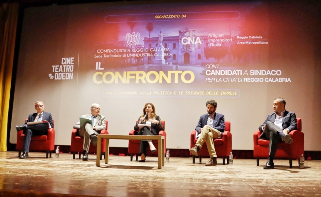 confronto 4 candidati sindaco odeon reggio calabria