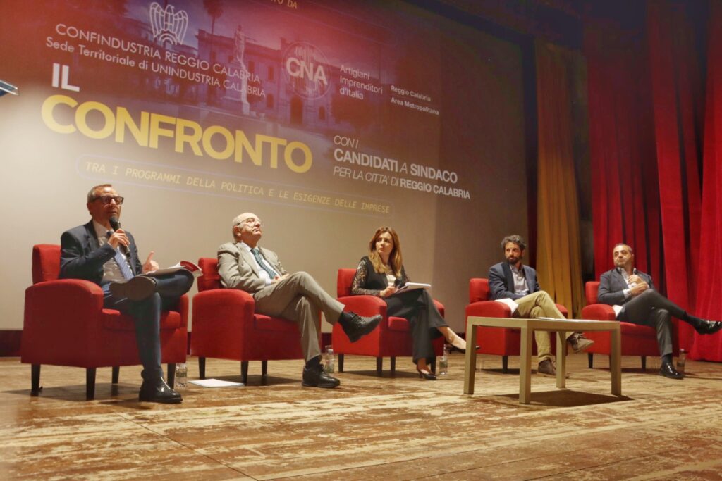 confronto 4 candidati sindaco odeon reggio calabria