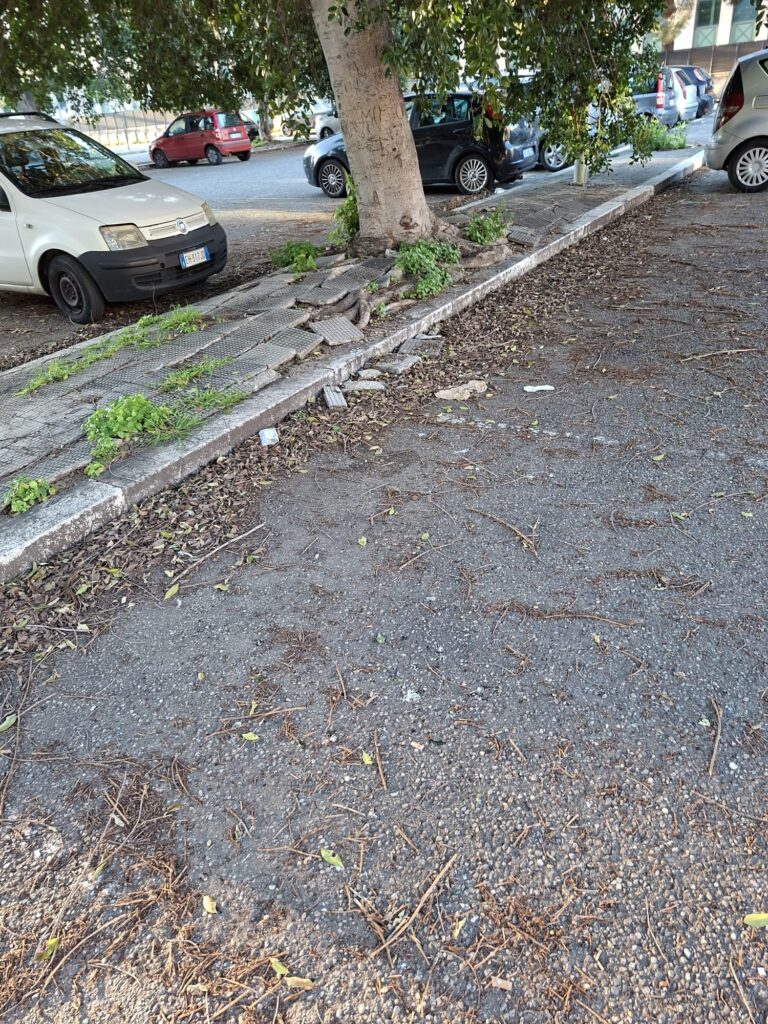 degrado parcheggio cedir