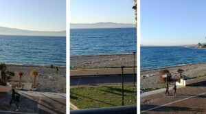 detriti e sporcizia in via marina