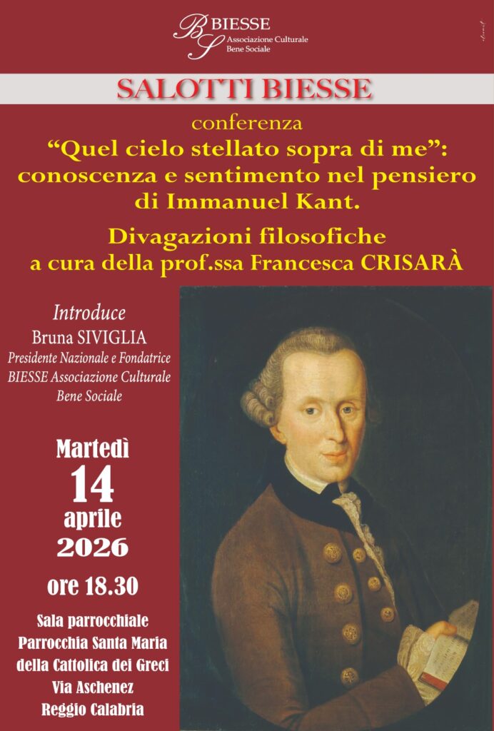 evento sul pensiero di kant