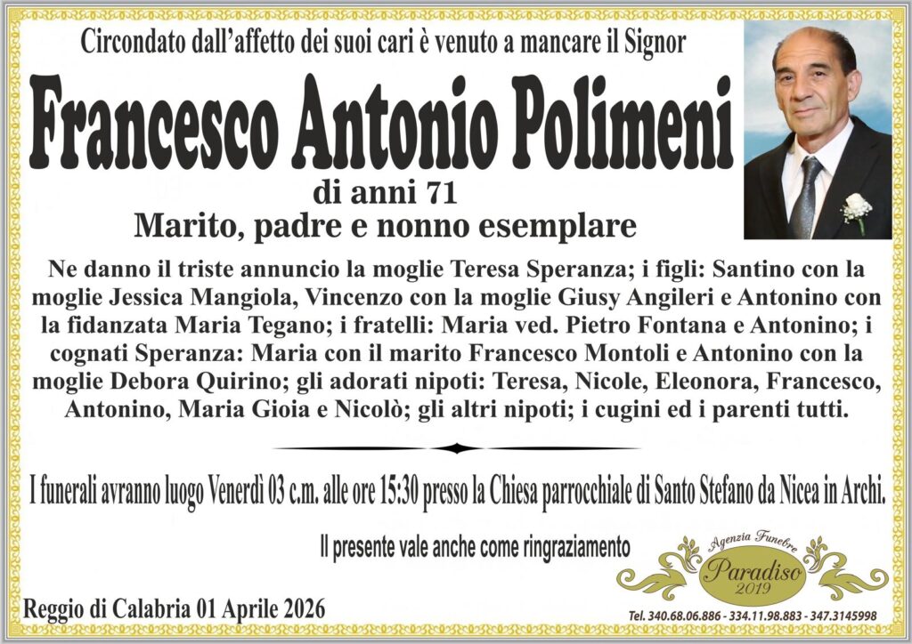 francesco antonio polimeni