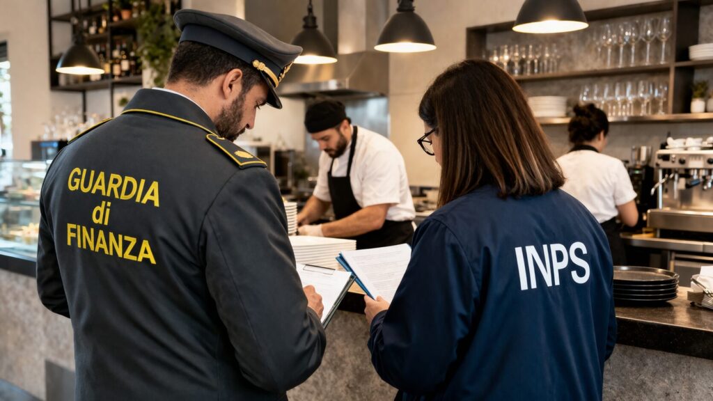 gdf inps controllo ristoranti