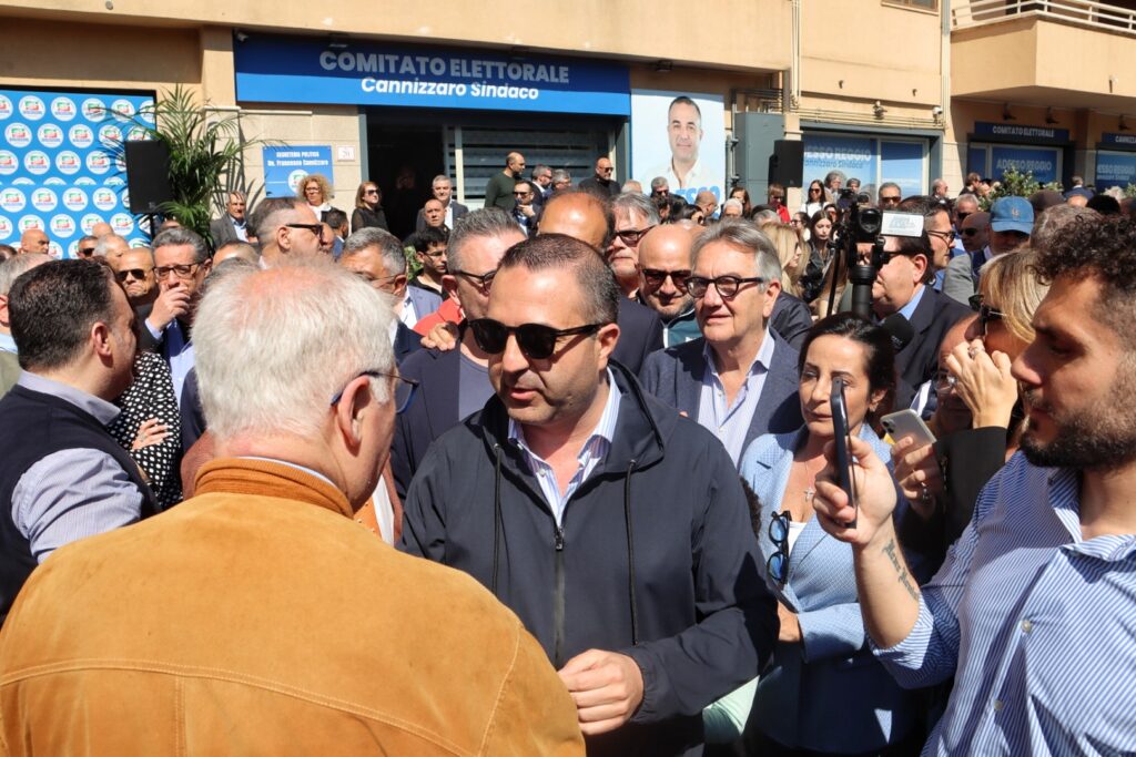 inaugurazione segreteria politica Francesco Cannizzaro
