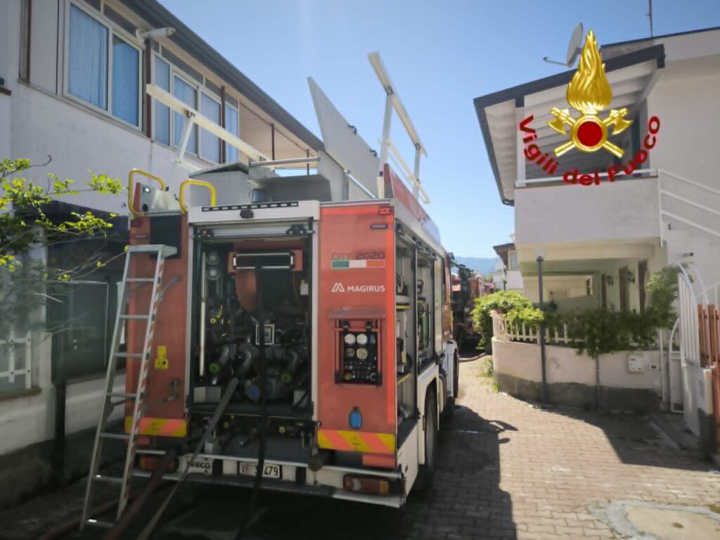 incendio struttura alberghiera