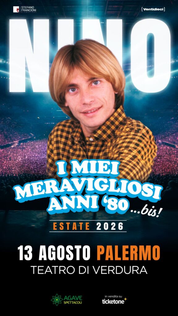 locandina concerto nino d'angelo palermo