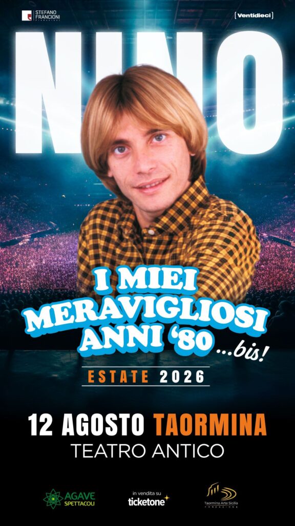 locandina concerto nino d'angelo taormina
