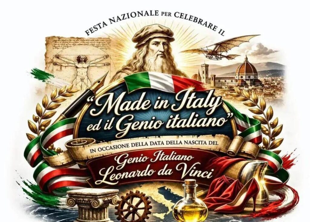 locandina evento giornata made in italy e genio italiano al museo del bergamotto