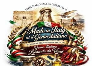 locandina evento giornata made in italy e genio italiano al museo del bergamotto