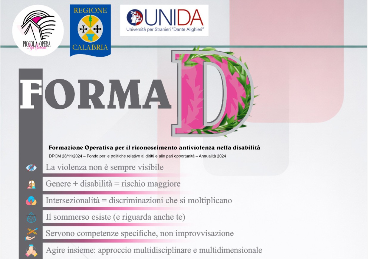 locandina progetto FORMA D