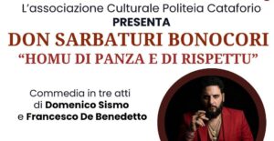 locandina spettacolo don sarbaturi bonocori