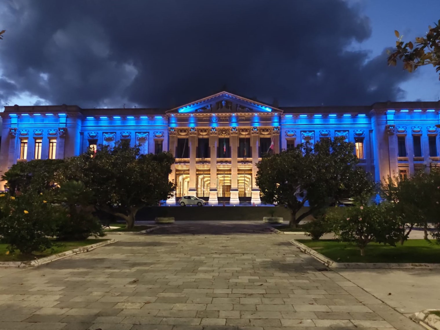 palazzo zanca blu