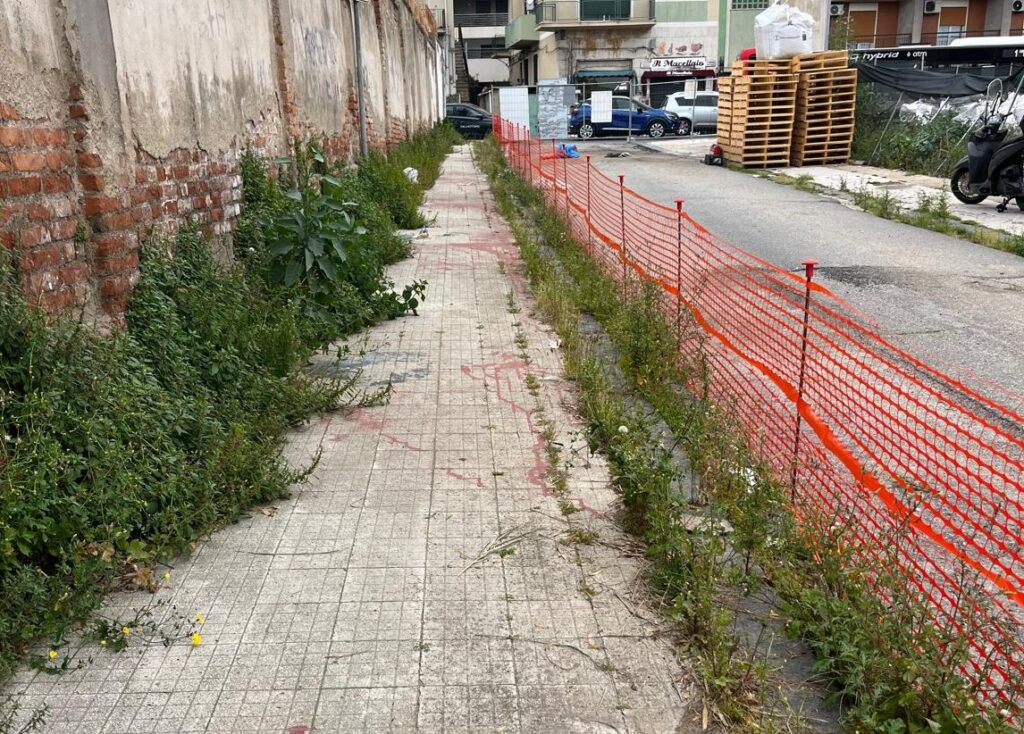 passaggio pedonale via ennio quinto Messina
