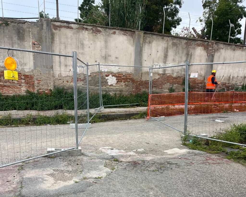 passaggio pedonale via ennio quinto Messina