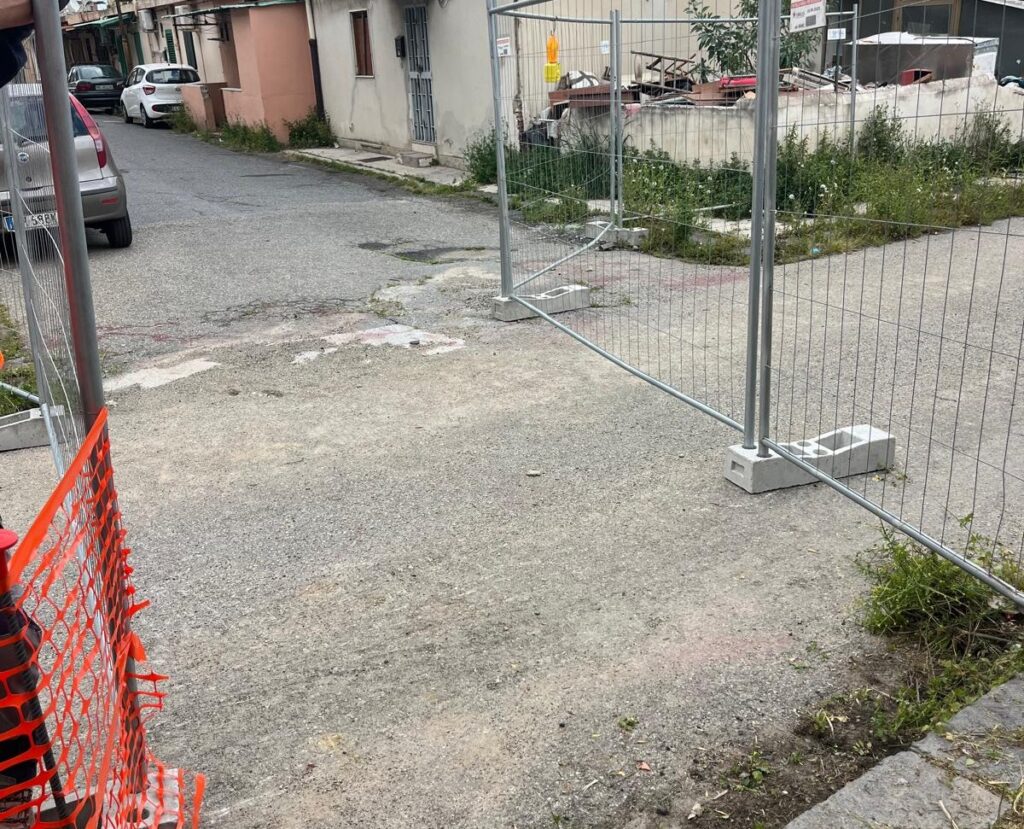 passaggio pedonale via ennio quinto Messina