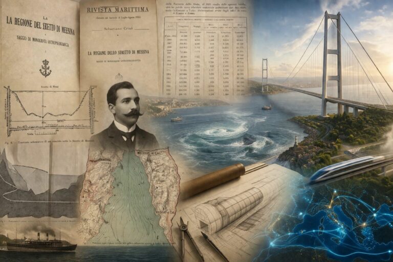 ponte stretto messina regione stretto Sebastiano Crinò volume 1926