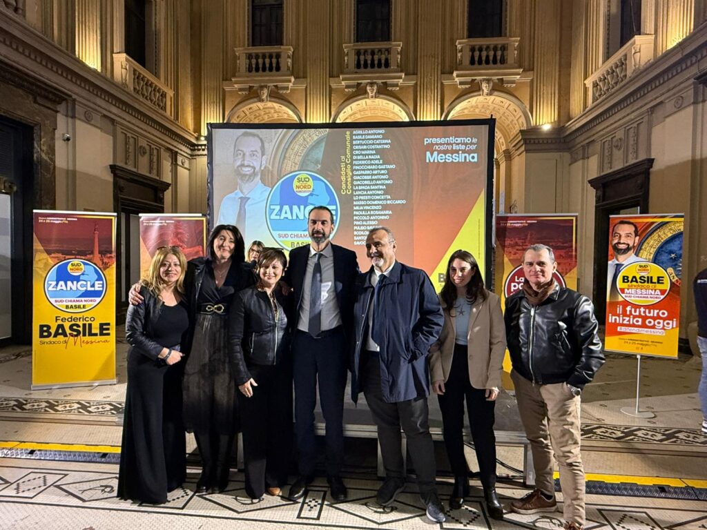 presentazione liste Basile Messina