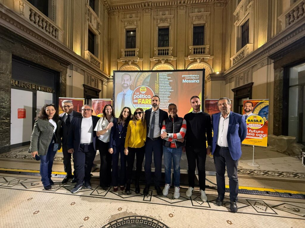 presentazione liste Basile Messina