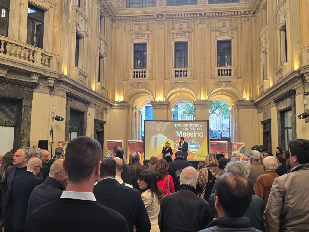 presentazione liste Basile Messina