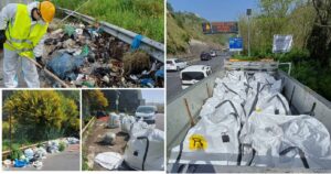 rimozione rifiuti anas Calabria