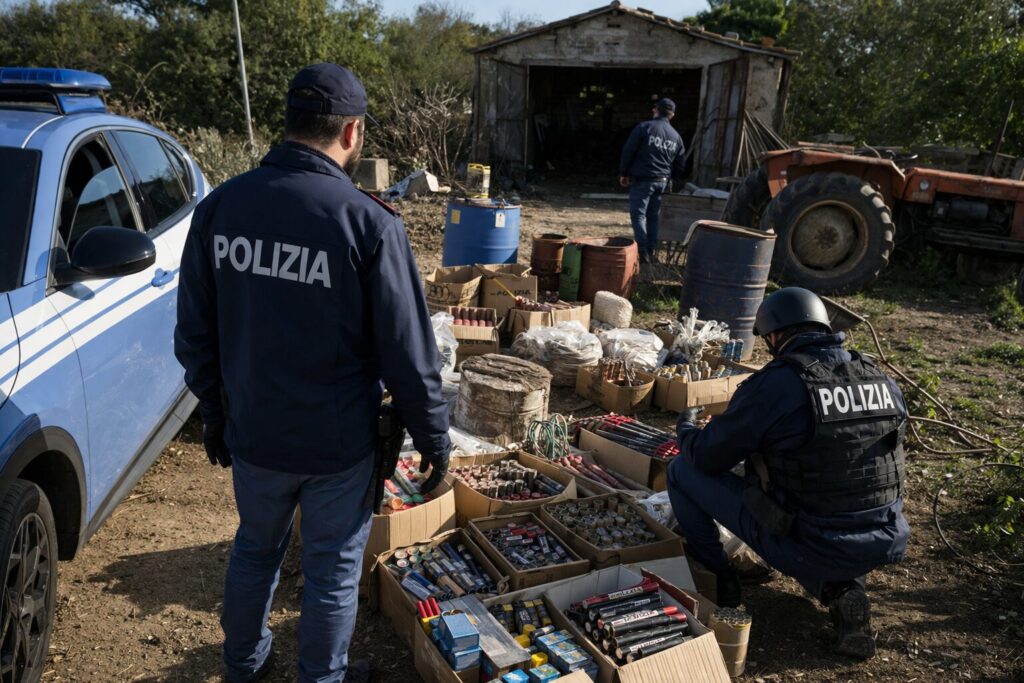 rinvenimento esplosivi