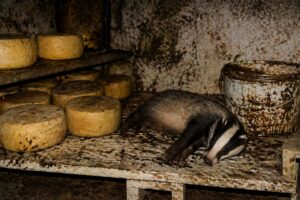 sequestrati formaggi e tasso morto