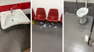 sporcizia e degrado al palacalafiore