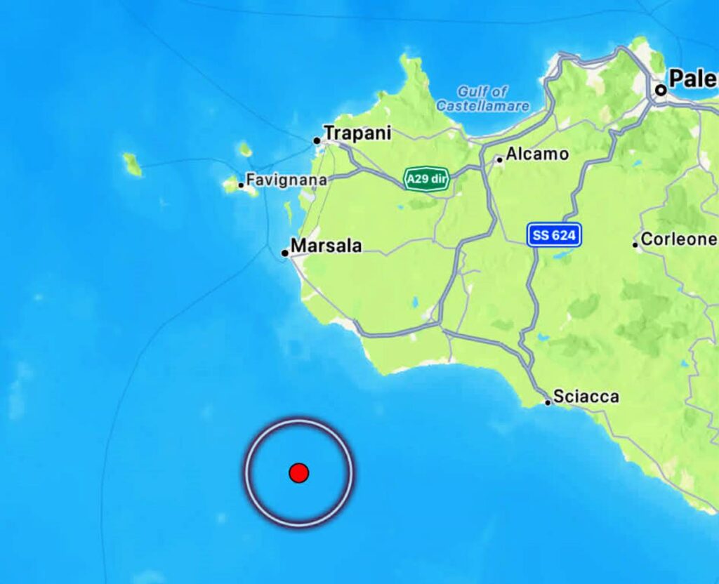 terremoto mazara del vallo