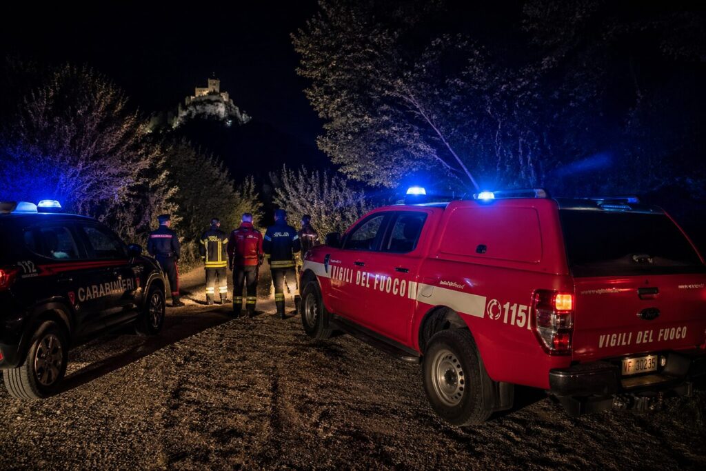 vigili del fuoco notte