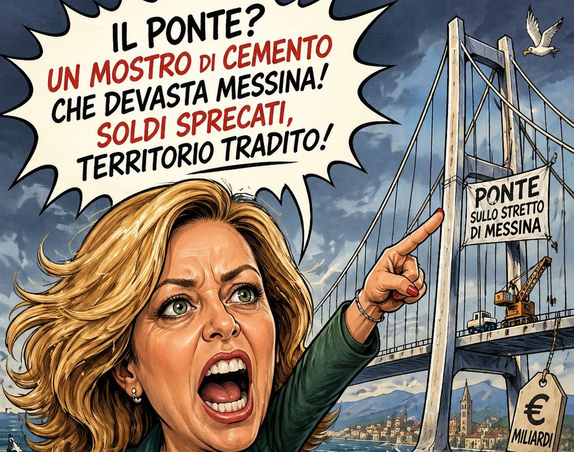 vignetta dafne musolino no al ponte sullo stretto