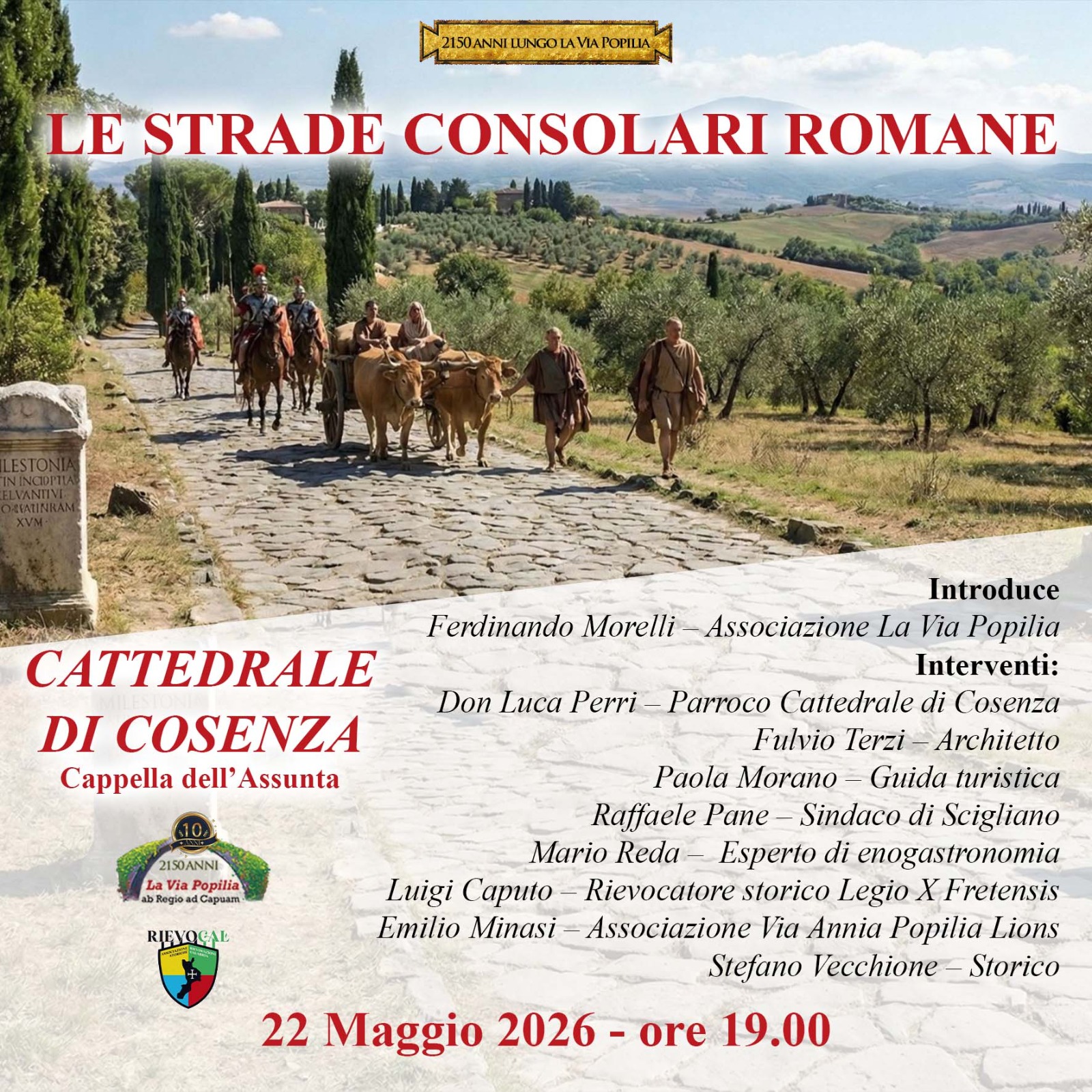 10 anni La Via Popilia Locandina convegno